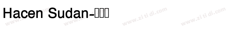 Hacen Sudan字体转换